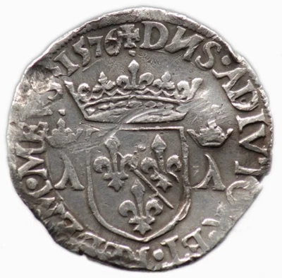 1 TESTON 1576 FRANCE / DOMBES - Argent / silver -Louis II de Bourbon-Montpensier - Photo 1/3