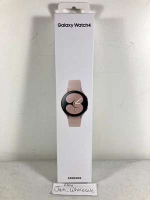 Samsung Galaxy Watch4 Wi-Fi GPS Aluminum Smartwatch 40mm BT Pink Gold NEW SEALED - Image 1 of 3