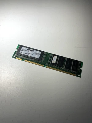 SIEMENS HYS64V8300GU-8-B CL2 64MB 100MHz 168pin PC100-222-620 Memory - USED - Image 1 of 4