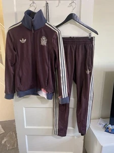 adidas Spain Beckenbauer Tracksuit set Top M Trousers Small - Picture 1 of 20
