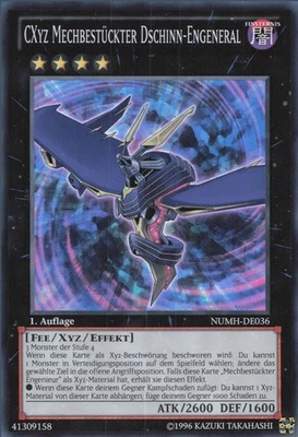 YuGiOh CXyz Mechbestückter Dschinn-Engeneral NUMH-DE036 Super Rare Excellent 1st - Bild 1 von 2