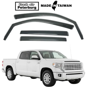 for TOYOTA TUNDRA 4X4 2014-2021 IN-CHANNEL WIND DEFLECTOR 4PCS - Picture 1 of 8