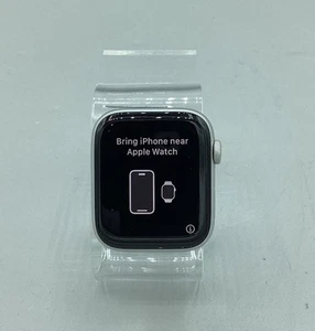 Apple Watch SE 1. Gen 44MM Silber Aluminium A2352 nur Zifferblatt GEBRAUCHT OHNE LADEGERÄT - Bild 1 von 4
