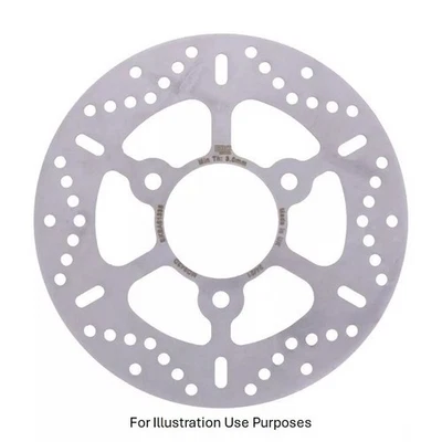EBC Scooter Solid Front Brake Disc Rear Left for Aprilia Area 51 Mk1 1998 - 2002 - Image 1 of 2