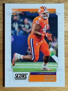 2019 Score #396 Christian Wilkins RC - Picture 1 of 2