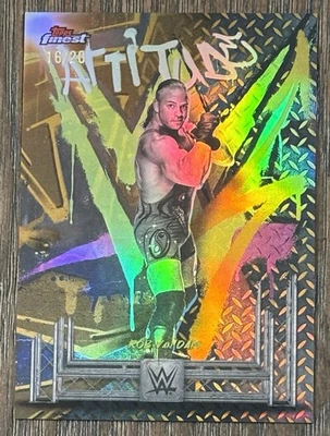 Rob Van Dam WWE 2025 Topps Finest Rare Gold Refractor #238 16/20 - Image 1 of 4