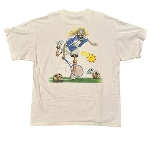 Vintage Bone Man Activewear 1996 Tennis Graphic T-Shirt (XXL) - Bild 1 von 7