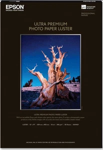 EPSON Ultra Premium Luster Papier fotograficzny 13 x19" 50 arkuszy - gięty narożnik - Zdjęcie 1 z 9