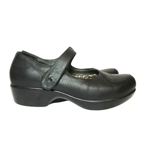 Dansko schwarze Mary Jane Damenschuhe Leder Keilabsatz Größe 8,5-9/39  - Bild 1 von 11