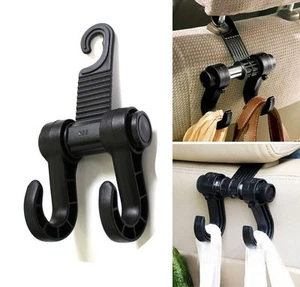 Japanese Car Back Seat Headrest Hanger Holder Hook For Bag Purse Cloth Grocery - Picture 1 of 3