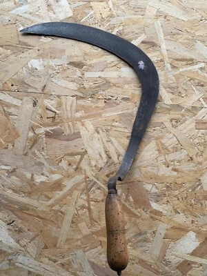 Faucille Outil ancien serpe serpette agricole ferme scie  herboriste jardin (12 - Photo 1/4