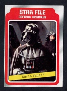 1980 Topps The Empire Strikes Back Card #10 Star File Darth Vader EX+ *a - Picture 1 of 2