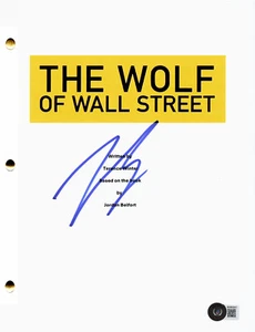 LEONARDO DICAPRIO SIGNED AUTOGRAPH THE WOLF OF WALL STREET FULL SCRIPT BECKETT - Picture 1 of 1