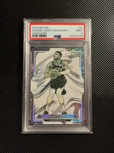 2023-24 Panini Recon Giannis Antetokounmpo Contours PSA 9 SSP #23 Case Hit Bucks - Picture 1 of 2