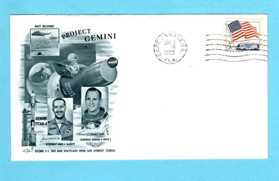 June 3, 1 965 -  Cape Canaveral, FL Launch of Gemini 4 ( White & McDevitt ) - Image 1 of 1