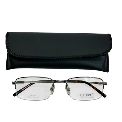 Monturas de gafas encantadoras CFX Flex CFX7164 53-19-140 titanio tortuga con estuche Foto 1 de 4