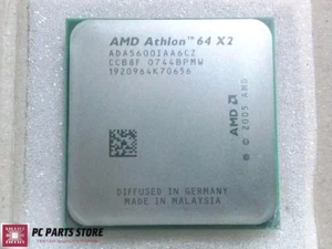 CPU de escritorio AMD Athlon 64 X2 5600+ doble núcleo 2,8 GHZ 2 MB AM2 ADA5600IAA6CZ - Imagen 1 de 4