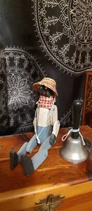 Ooak Antique Wooden Jointed Toy. I have never seen another like it. - Picture 1 of 7