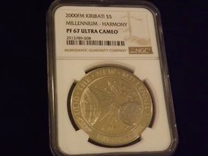 2000-FM $5 Kiribati Harmony NGC PR 67 - Picture 1 of 2