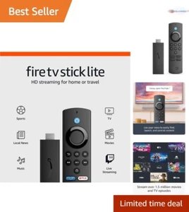 Streaming Stick HD Voice Remote Smart Home Control Live TV Free Movies - Picture 1 of 9