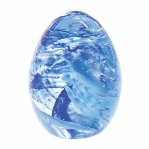 Caithness Glass, Blessings Range, Blue Paperweight>