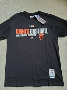 Majestics SF Giants Baseball MLB Men's T shirt Size L - Picture 1 of 4
