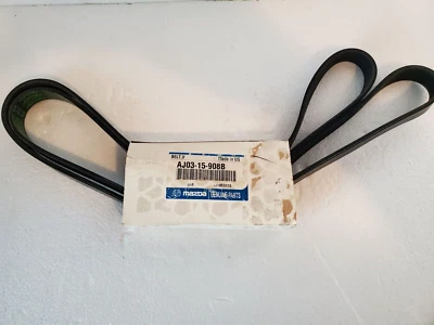 98 - 04 OEM Mazda B-Series, B4000, Tribute Serpentine Drive V Belt #AJ03-15-908B - Imagem 1 de 4