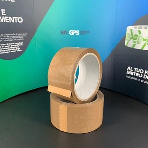 18 RT. NASTRO ADESIVO 50X50 AVANA KRAFT DA IMBALLAGGIO SCOTCH BASSO RUMORE - Foto 1 di 7