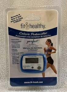 Fit & Healthy Calorie Pedometer Waist Clip For Walkers / Runners / Hikers - New - Picture 1 of 4