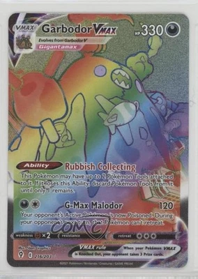 Secret - Garbodor VMAX Pokémon Sword & Shield Evolving Skies #216 - Image 1 of 2