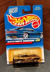 ONE MATTEL HOT WHEELS® 1970 PLYMOUTH BARRACUDA COLLECTOR #1035 - Picture 1 of 7