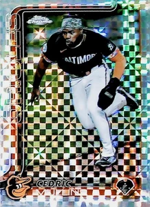 2025 TOPPS CHROME X-FRACTOR REFRACTOR #5 CEDRIC MULLINS BALTIMORE ORIOLES - Picture 1 of 2