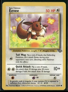 Eevee #51/64 Common, Jungle, Near Mint or Better - Picture 1 of 2