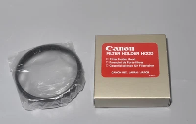全新 Old Stock* Canon Filter Holder Hood for Canon 明胶过滤器支架 — 第 1/4 张图片