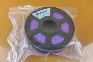 Excelvan 3mm PLA 1Kg Roll - Purple Glow In the Dark #2 - Zdjęcie 1 z 3