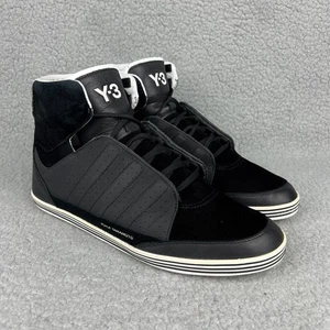 Zapatos altos Y-3 Honja para hombre 8,5 negros blancos reflectantes 3M Adidas Y3 2011 Yohji 3 - Imagen 1 de 12