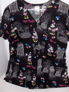 Disney - Minnie Mouse cafe scrub top - Medium - Picture 1 of 3