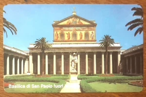 VATIKAN BASILIKA SAN PAOLO TELECARTE KARTE PAY PHONE CARD TELEFONKARTE KARTE - Bild 1 von 2