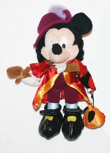 MICKEY MOUSE PELUCHE DISNEY CAPITÁN GANCHO PETER PAN CALABAZA HALLOWEEN TRUCO TRATO - Imagen 1 de 1