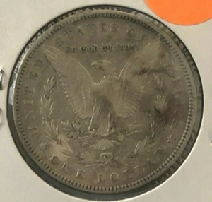 1880-S MORGAN STARTING A NICE TONING SILVER DOLLAR - Picture 1 of 2