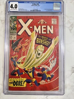 X-Men #28 1st Appearance Banshee & Ogre 4.0 VG CGC - Image 1 of 3