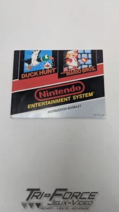 Super Mario Bros. / Duck Hunt NES Nintendo Instructions Manual / Booklet ONLY - Imagen 1 de 1