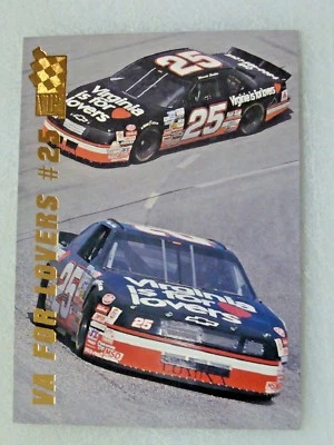 VIRGINIA for LOVERS #25  -driver: HERMIE SADLER - 1994 PRESS PASS CARD #72 - Image 1 of 2