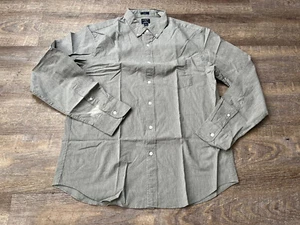 J. Crew Men’s Slim Flex Washed Button Up Shirt Large Gray J1 - Picture 1 of 6