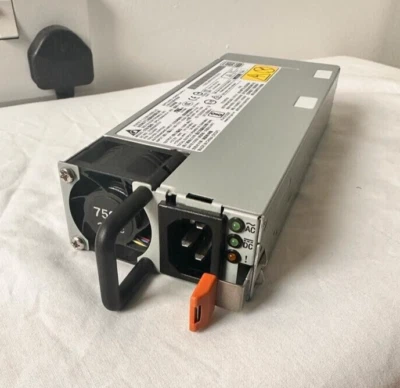 DELTA Switching Power Supply P/N 02JJ050 FRU 01PF558 Model DPS-750AB-28 A - Image 1 of 3