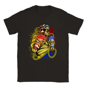 Scheletro lattina spray - Graffati - T-shirt girocollo unisex - Foto 1 di 9