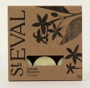 St Eval "Orange Blossom" Scented tealights. TWO packs of 9 tealights - Picture 1 of 4