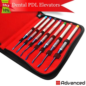 7 piezas proximadores dentales cirugía luxante PDL elevadores de raíces de periotoma con bolsa - Imagen 1 de 12