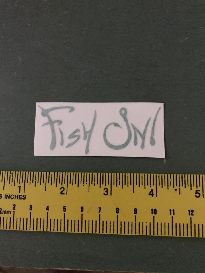 fish on sticker decal Fishing - Image 1 of 1