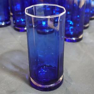 1 Anchor Hocking Iced Tea Cup Essex Cobalt Blue 13 Available Swanky Barn - Foto 1 di 12